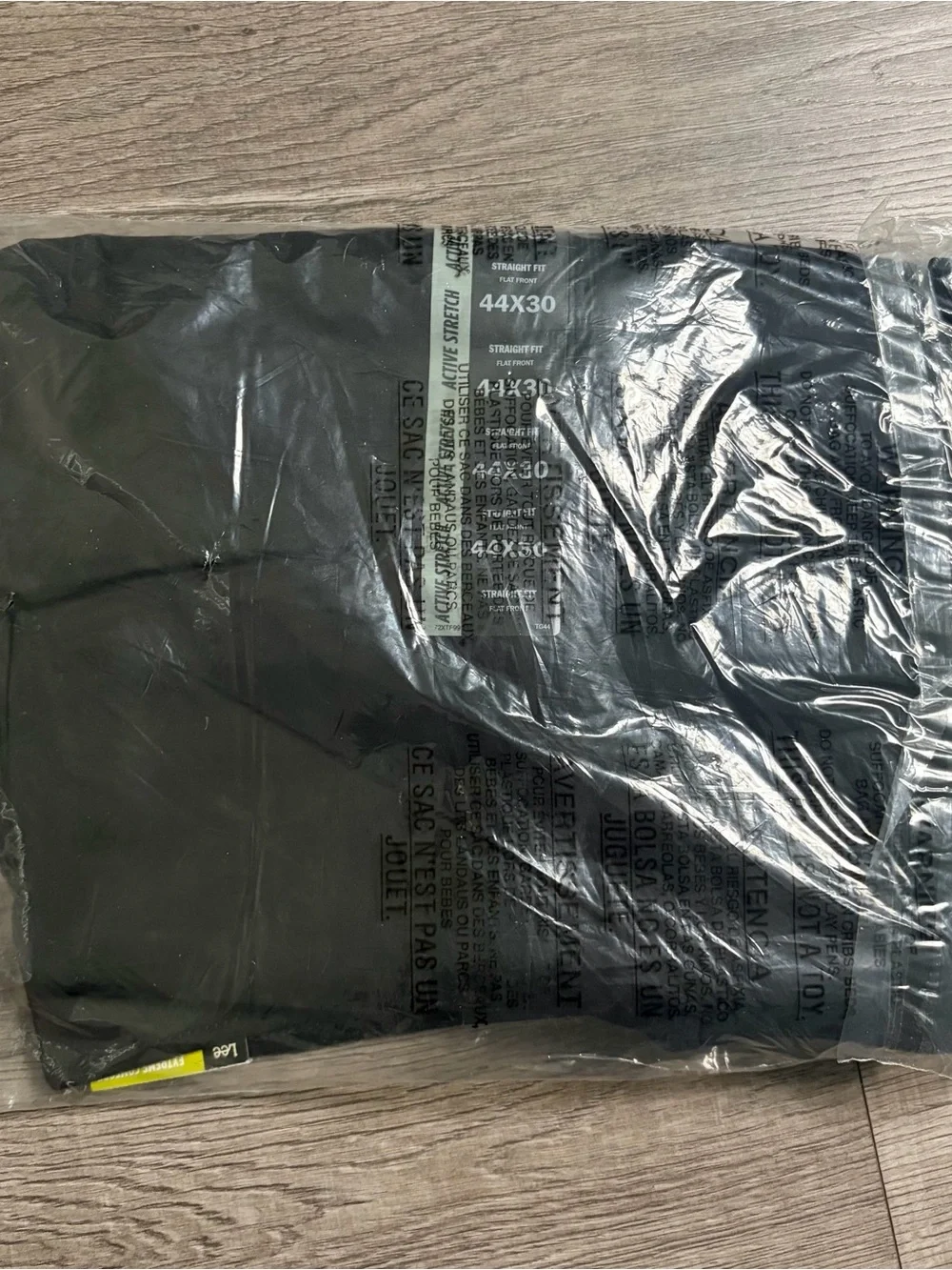 Lee Performance Series Extreme Comfort Pants Black Men’s Size 44W x 30L NWT